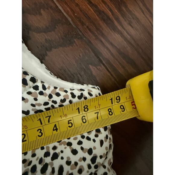 LOFT WOMEN VEST ANIMAL PRINT MULTICOLOR FULL ZIP WITH ZIP POCKETS small - Picture 10 of 10